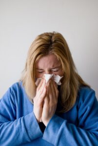 woman, blow, blowing-dust allergy